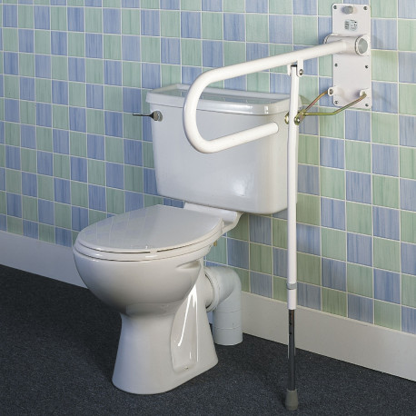 Barre d'appui relevable sur pied