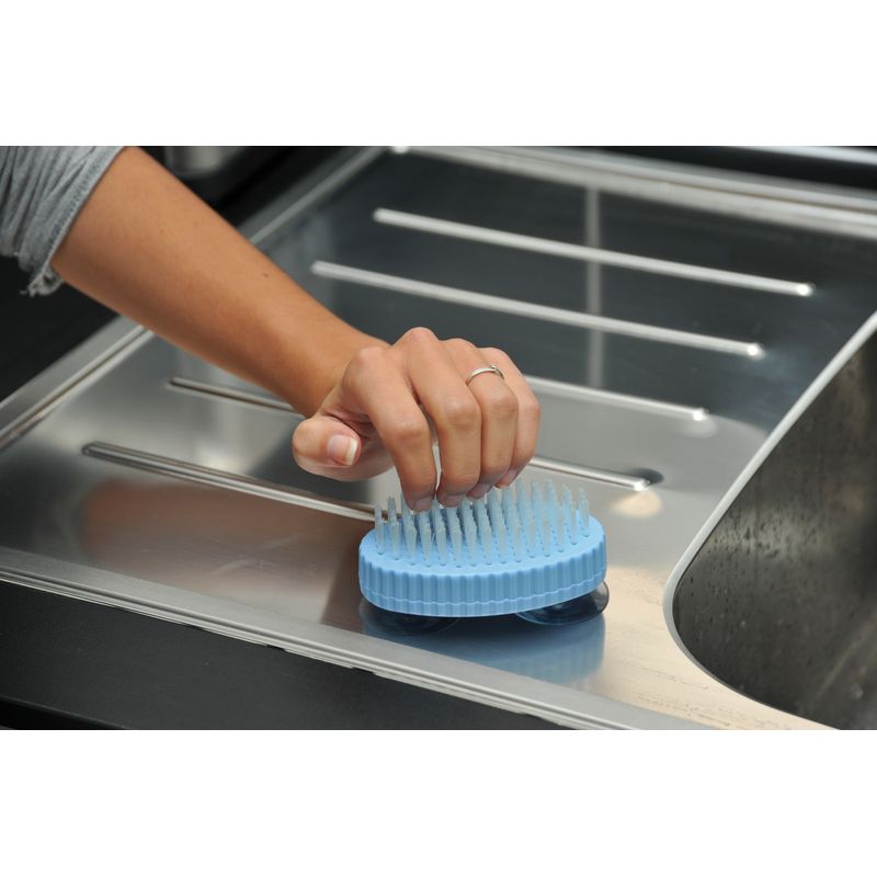 Brosse à ventouse pour se laver les ongles