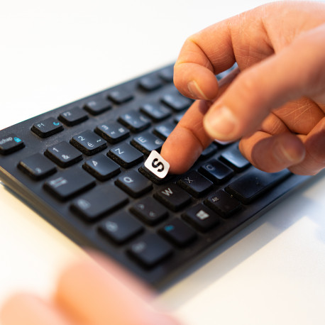 Lettres autocollantes pour clavier