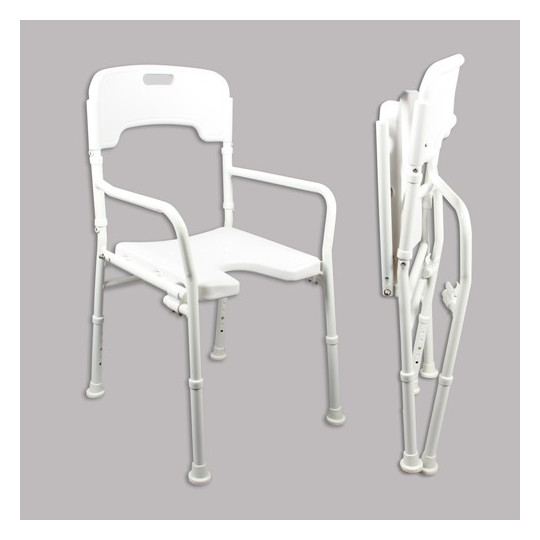 Chaise de douche pliante