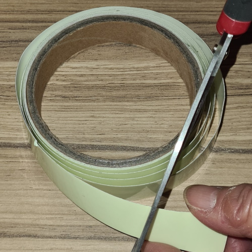 Rouleau de bande phosphorescente