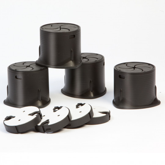 4 rehausseurs de lit reglables