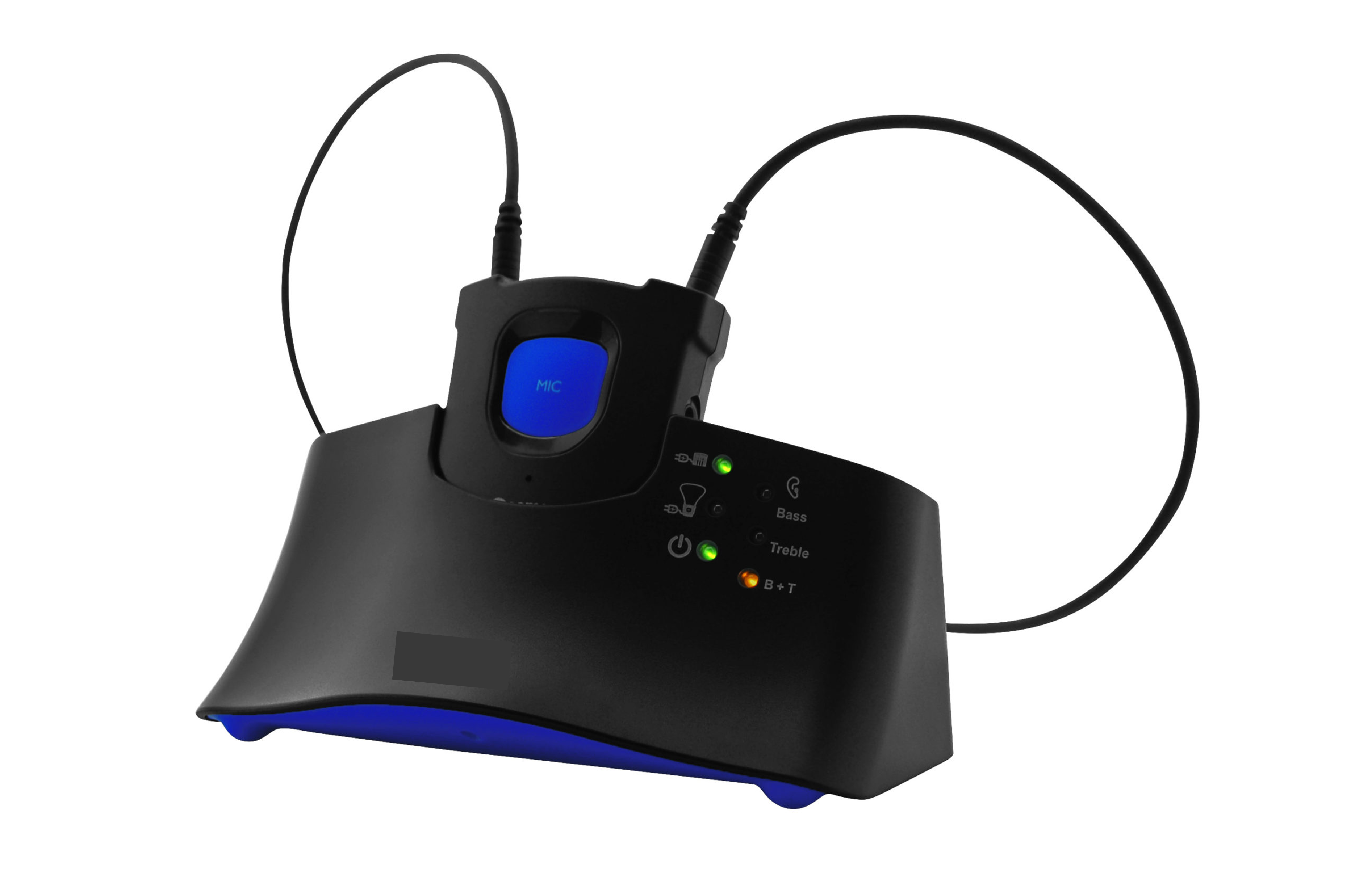 boitier d'assistant d'écoute avec oriellettes filaires