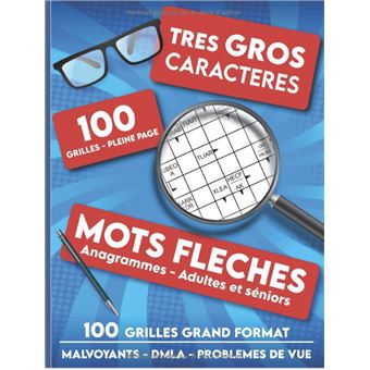 Grilles de jeux en gros caractères