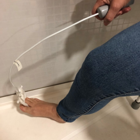 Lave orteil à long manche