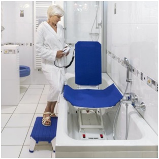 siège de bain élévateur pour baignoire