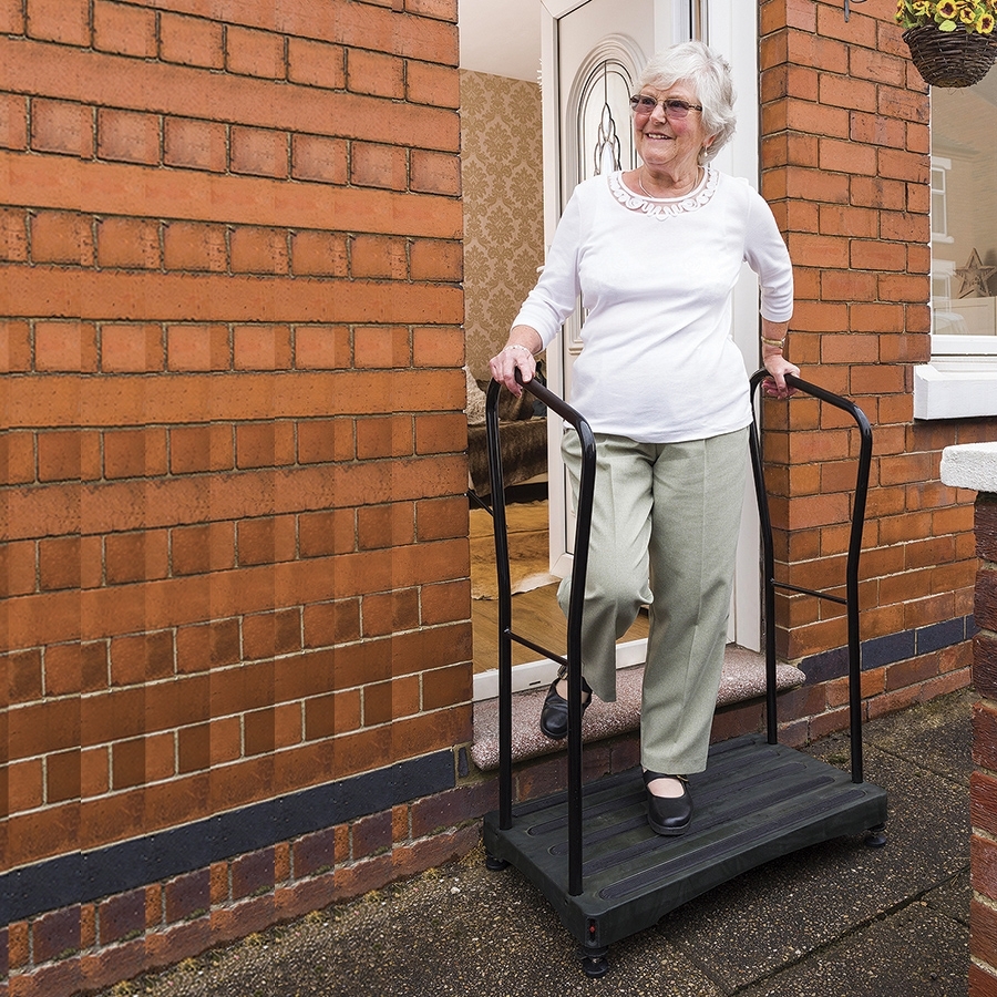 Marche extérieure avec poignées