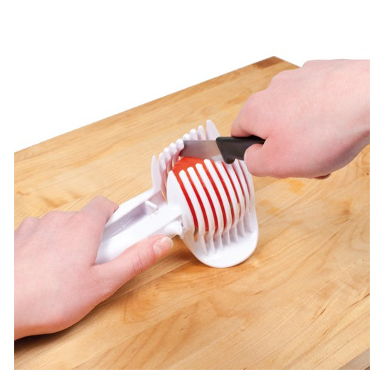Pince d'aide à la découpe de fruits et légumes