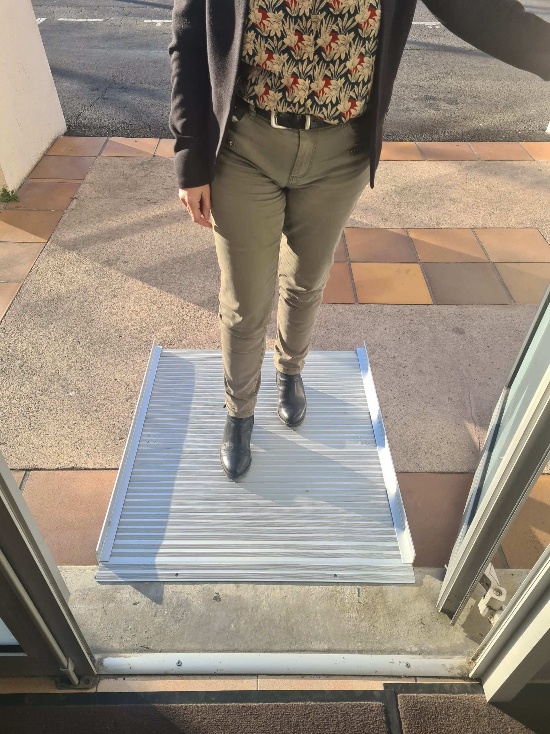 rampe de passage de portes fenêtres