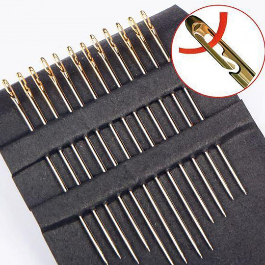 Kit d'aiguilles faciles à enfilmer